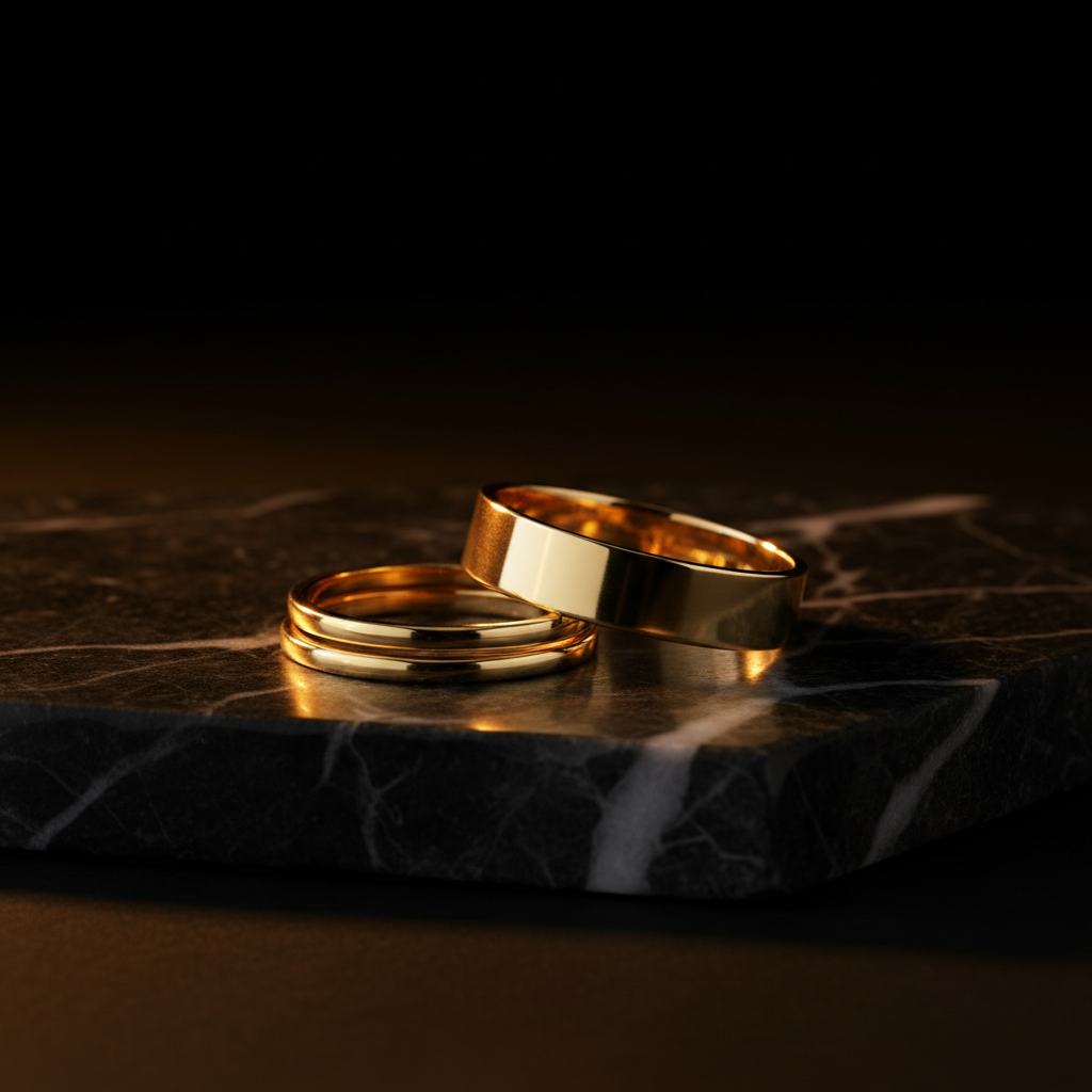 The Gold Stack Set — gold stacking rings by Zovaire