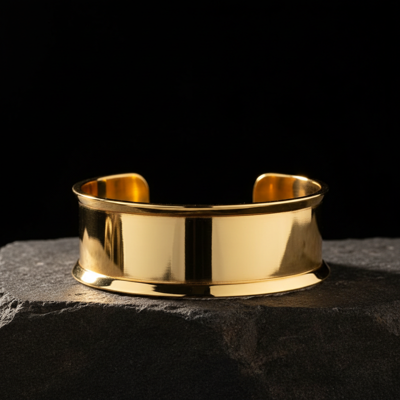 The Sovereign Cuff — gold cuff bracelet by Zovaire