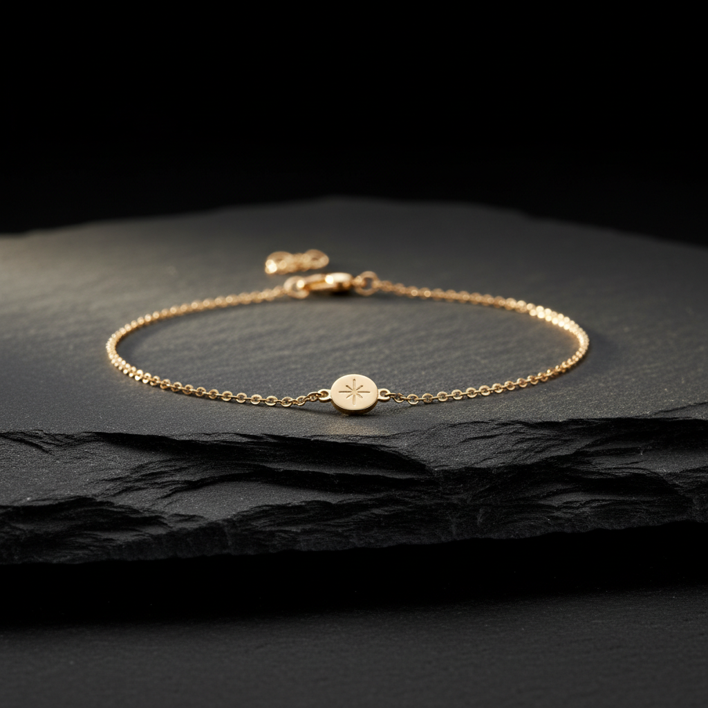 The Empire Anklet — delicate gold anklet by Zovaire