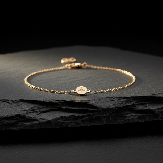 The Empire Anklet — delicate gold anklet by Zovaire